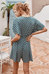 Dot Printed Romper