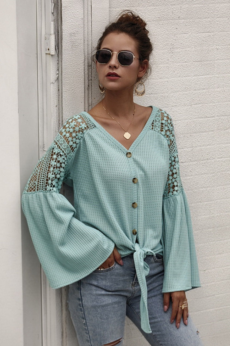 Long Sleeve Pure Color Sweater