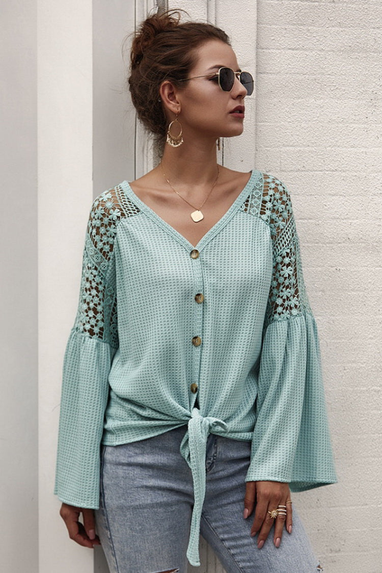 Long Sleeve Pure Color Sweater