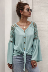 Long Sleeve Pure Color Sweater