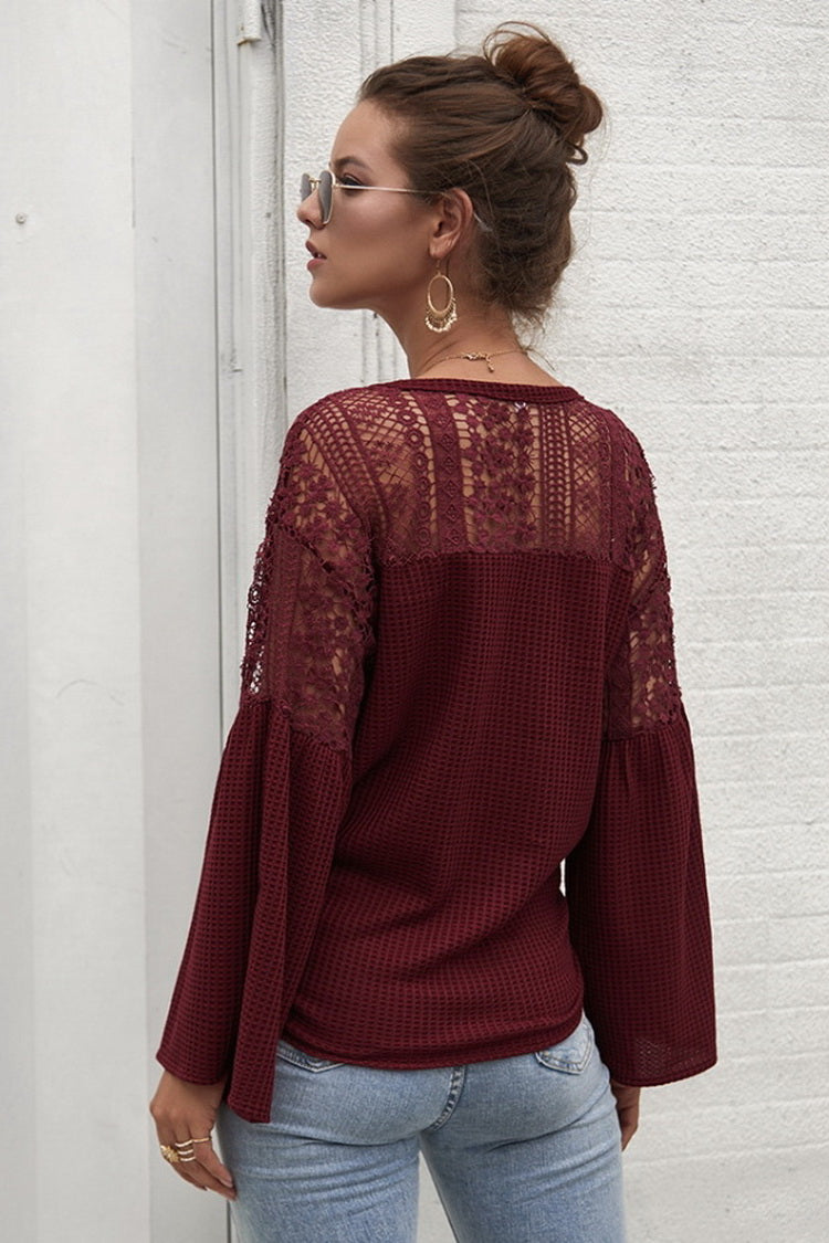 Long Sleeve Pure Color Sweater