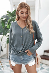 V-neck Cardigan Jacket