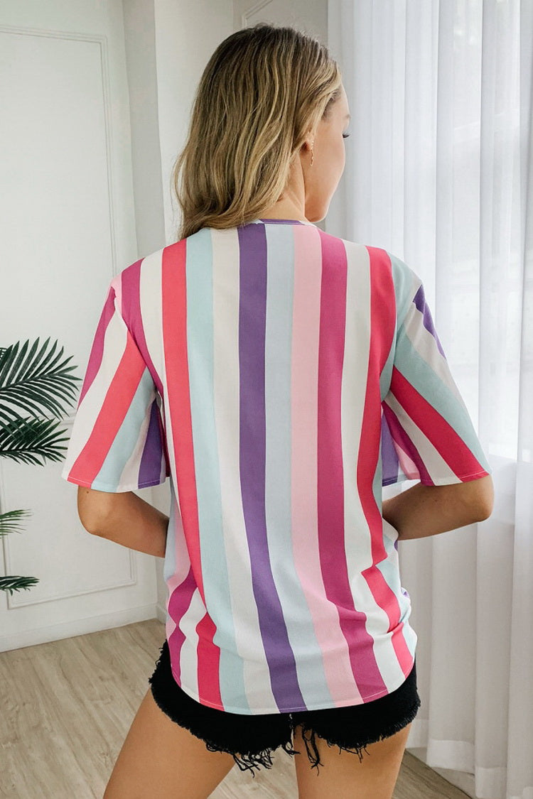 Rainbow Striped T-Shirt