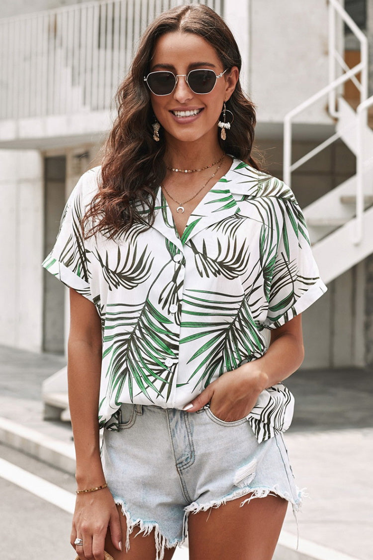 Plants Printed Shirt