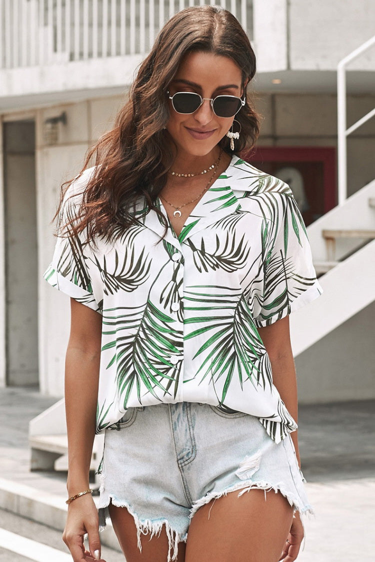 Plants Printed Shirt