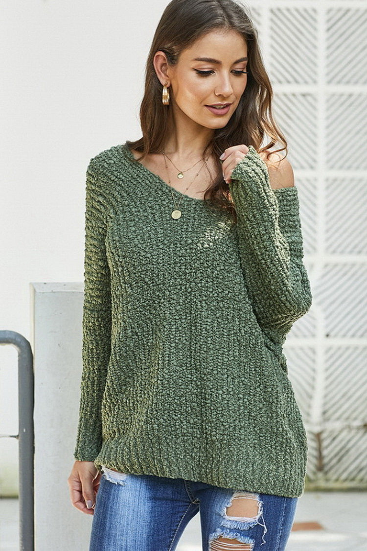 Rib Knitted Sweater