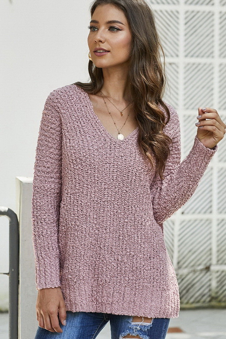 Rib Knitted Sweater