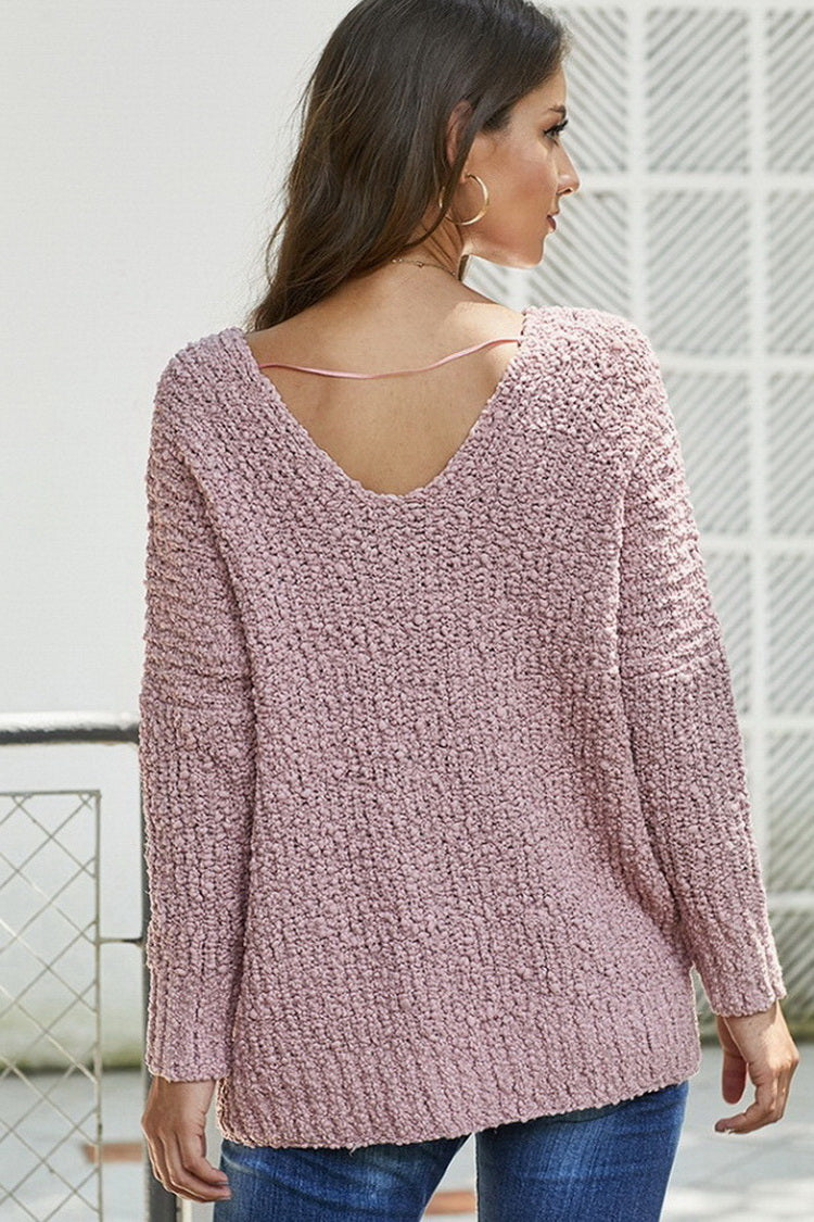 Rib Knitted Sweater