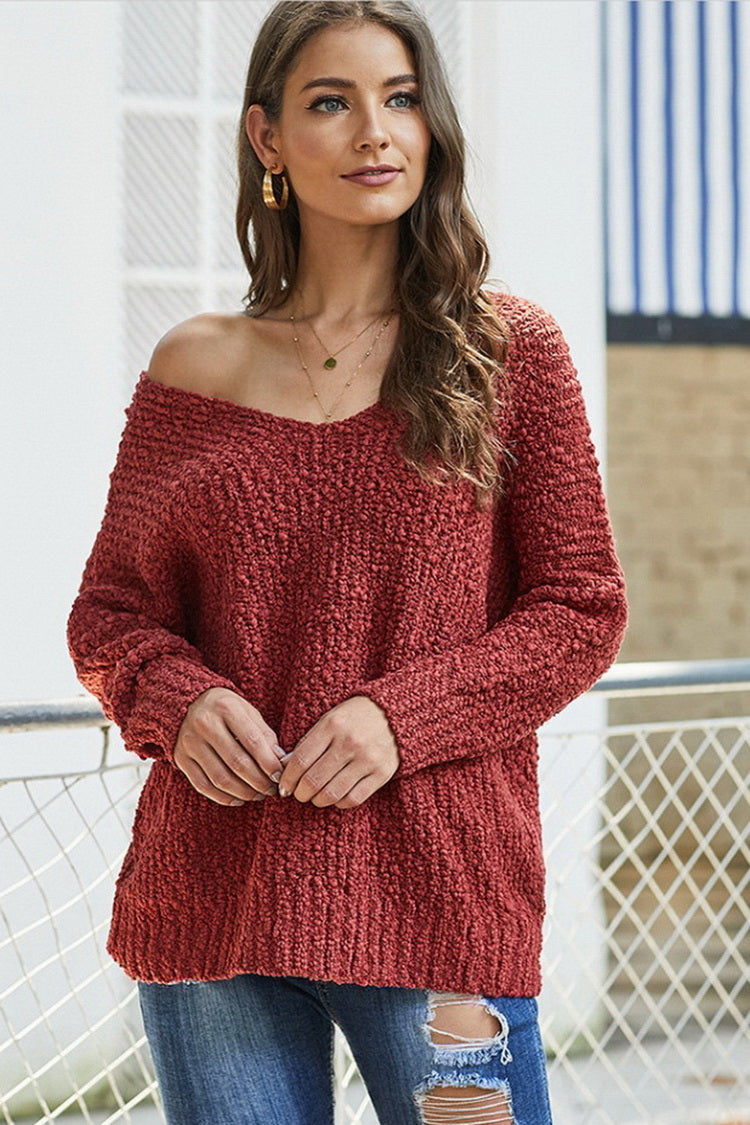 Rib Knitted Sweater