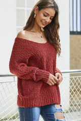 Rib Knitted Sweater