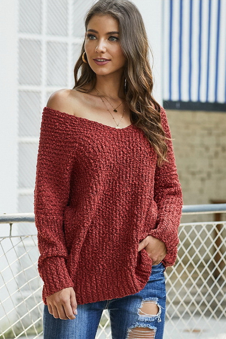 Rib Knitted Sweater