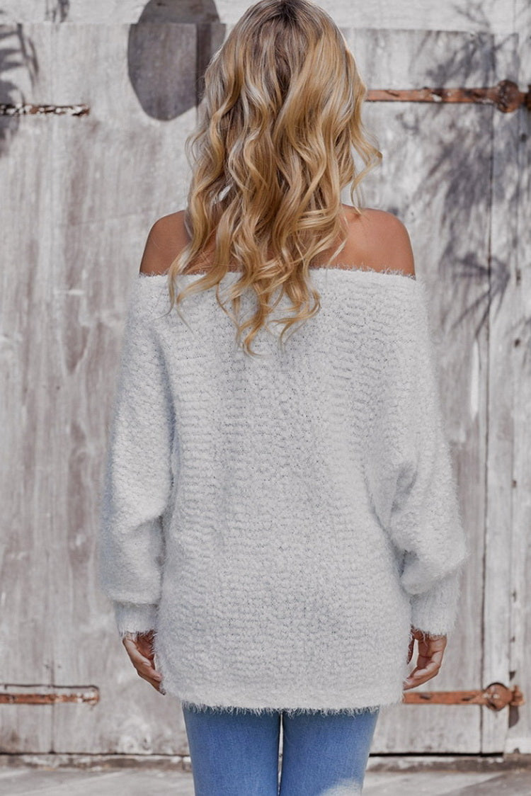 Loose Off Shoulder Sweater