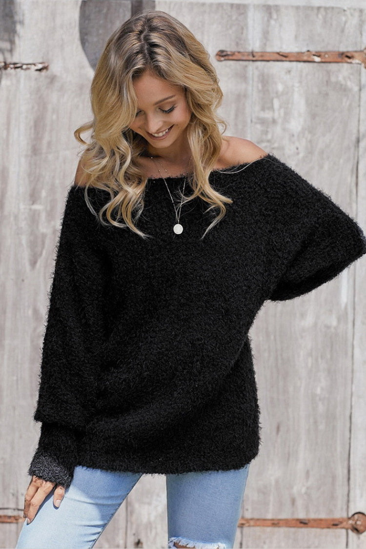Loose Off Shoulder Sweater