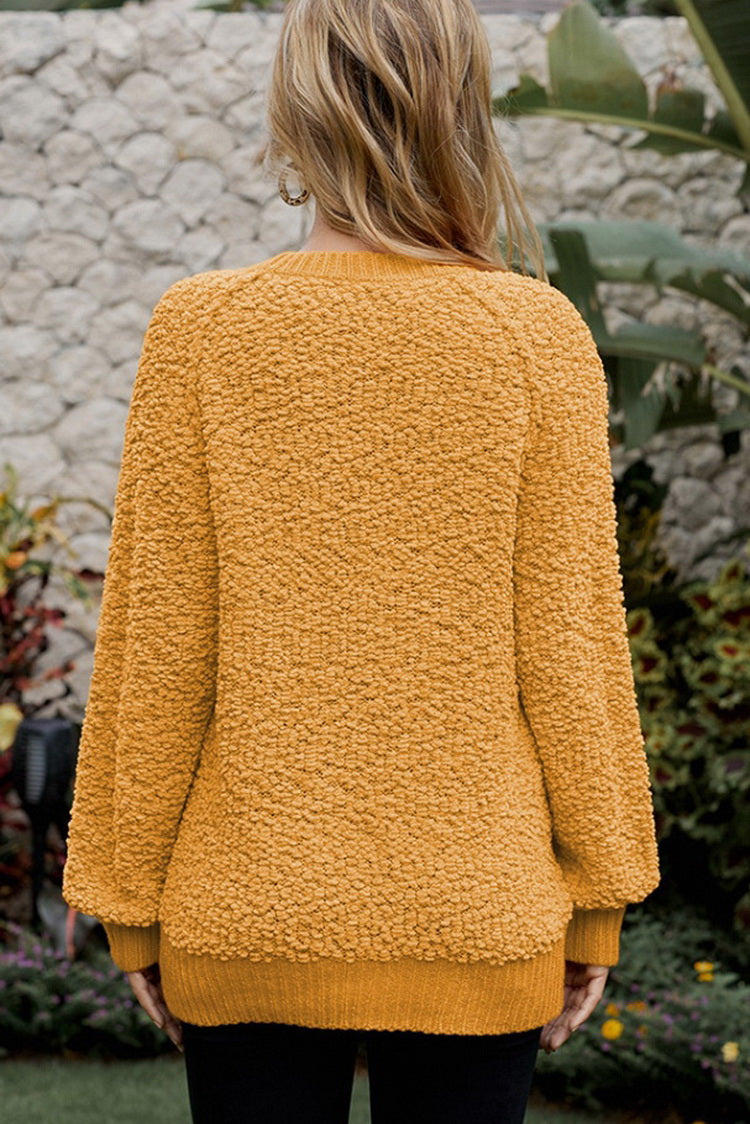 Rib Plain Sweater