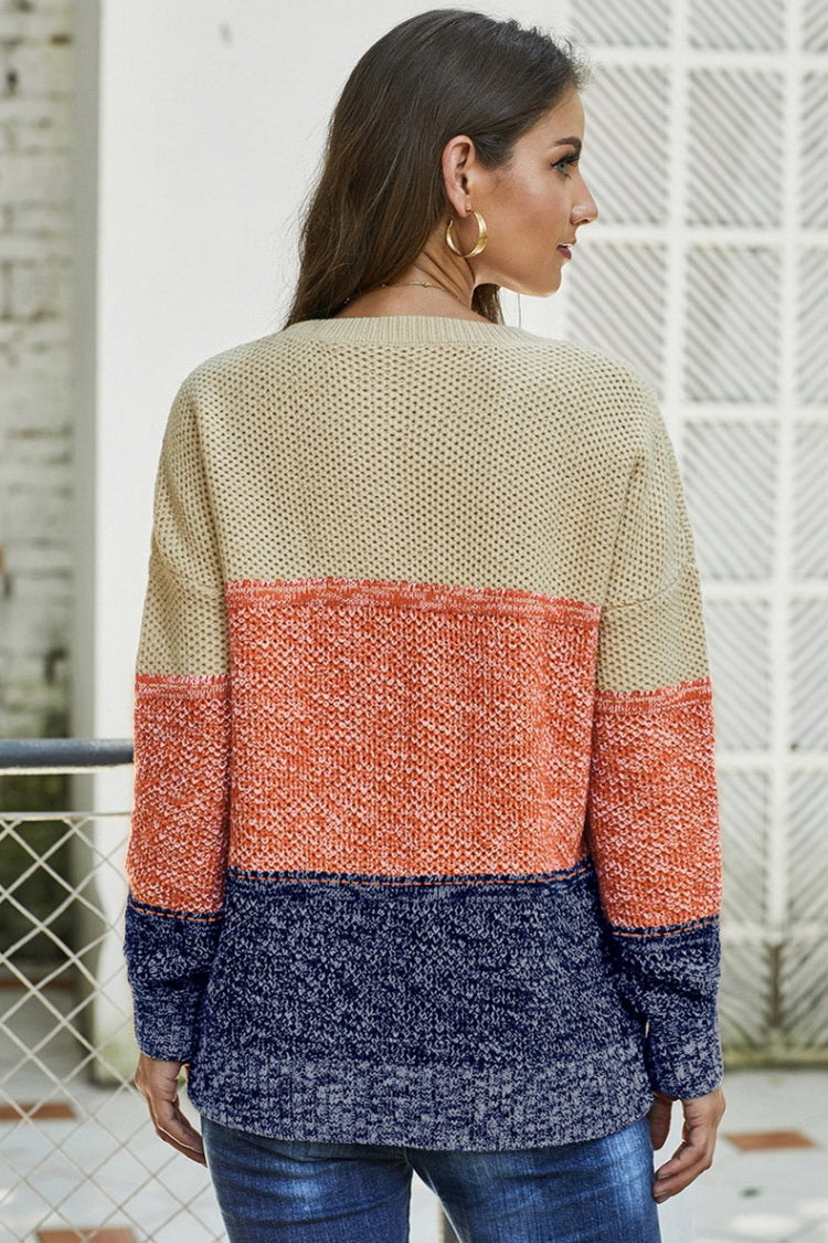 Color Block Sweater