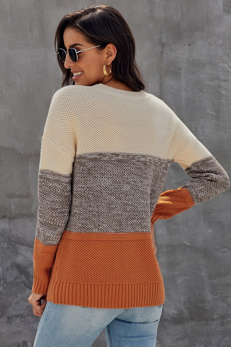 Color Block Sweater