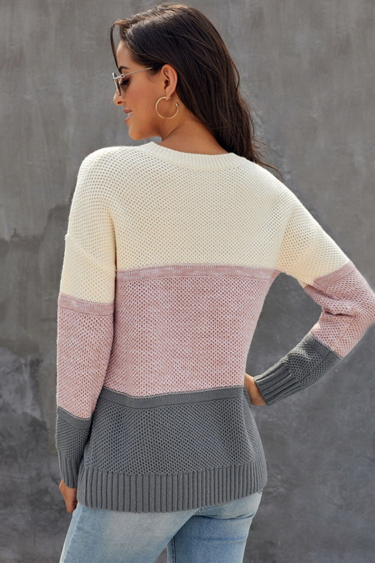 Color Block Sweater