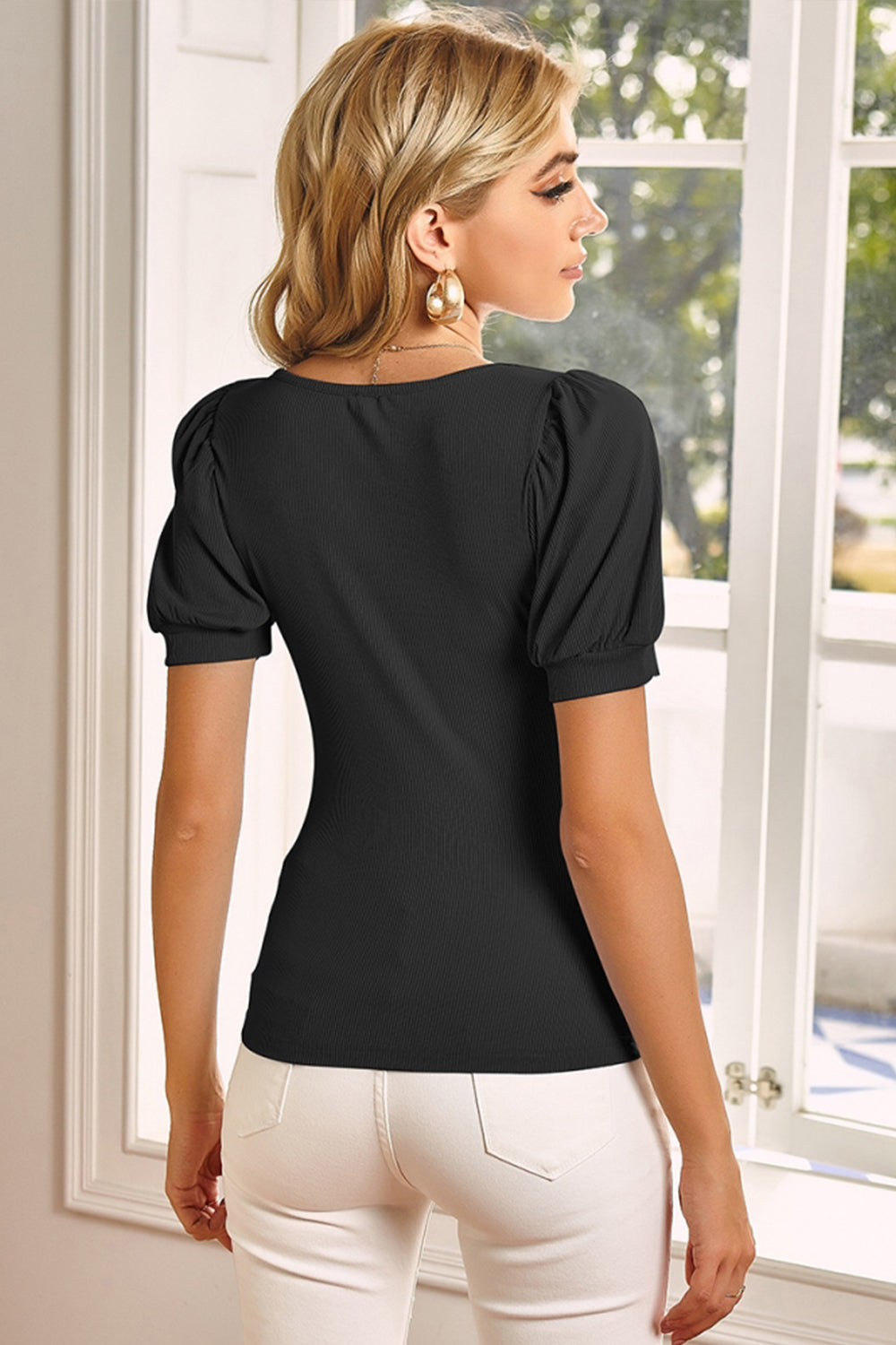 Crew Neck Short-Sleeved T-shirt