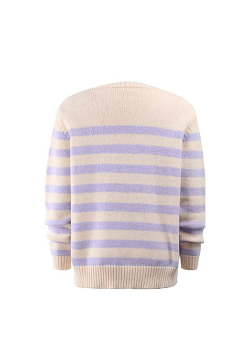 Contrast Striped Pullover