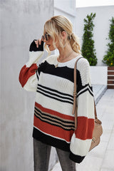 Loose Pullover Knitted Thick Sweater