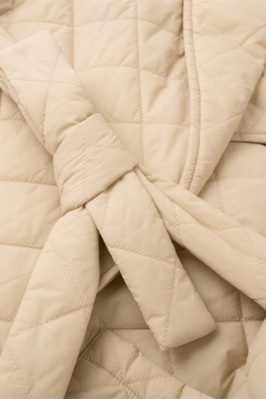 Rhombus Patterns Deep Pockets Parkas