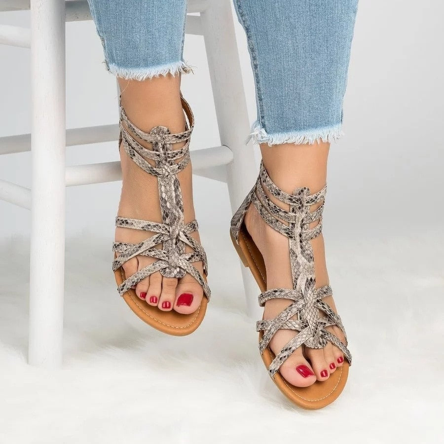 Bohemia Gladiator Ankle Strap Sandals