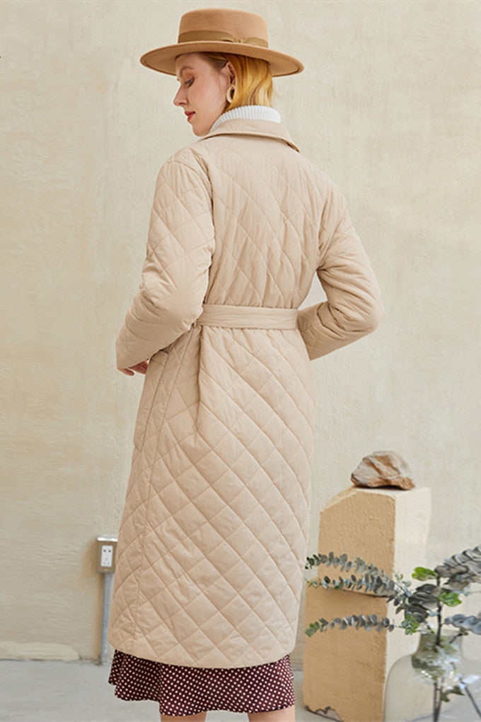 Rhombus Patterns Deep Pockets Parkas