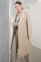 Rhombus Patterns Deep Pockets Parkas