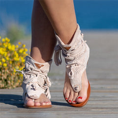 Fringe Flip Flop Sandals