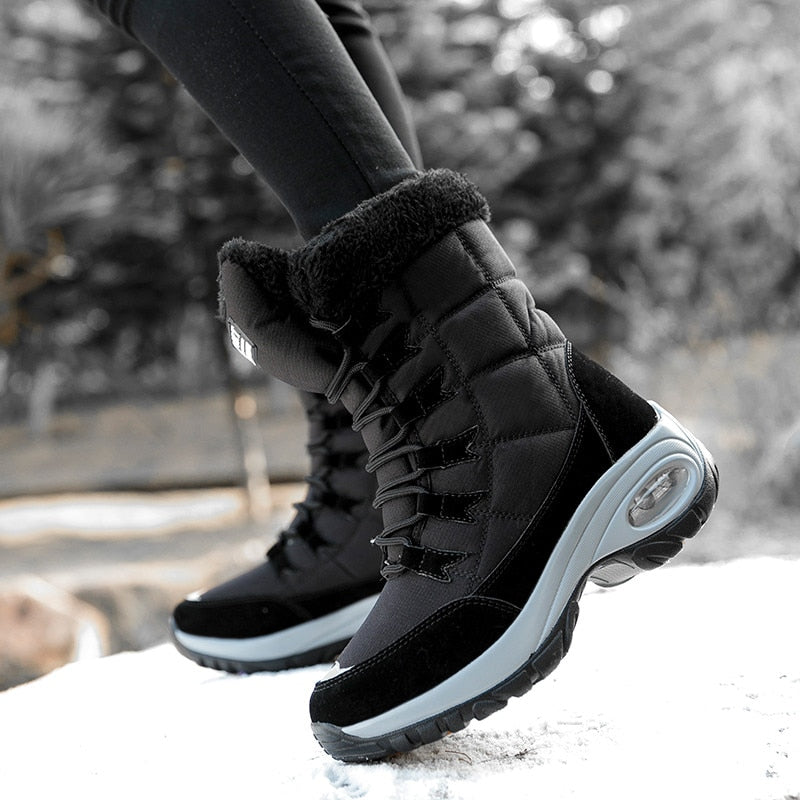 Keep Warm Mid-Calf Snow Boots