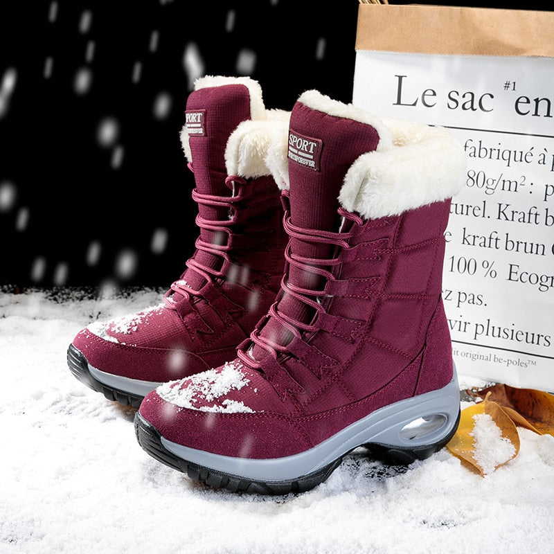 Keep Warm Mid-Calf Snow Boots