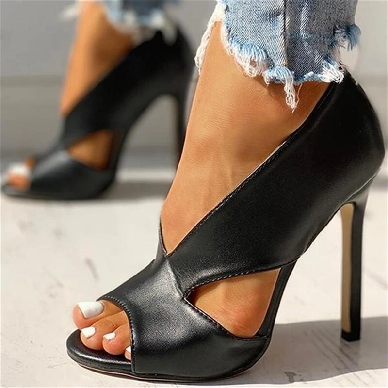 Open Toe Super High Heel Sandals