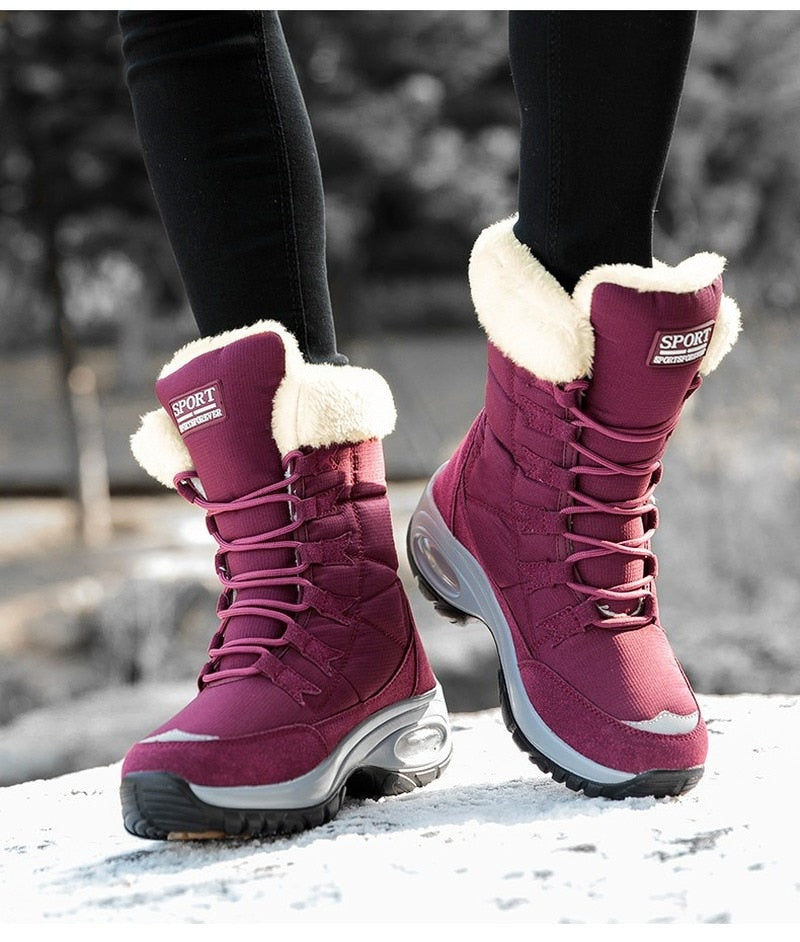 Keep Warm Mid-Calf Snow Boots