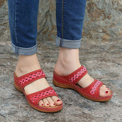 Wedges Platform Roman Slippers