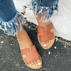 Flat Leopard Slippers