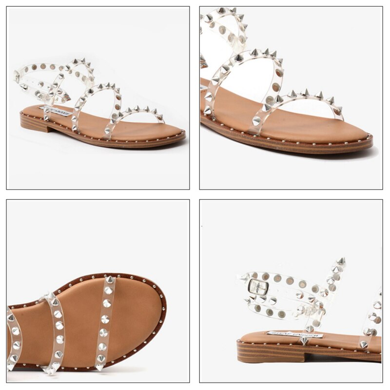 Non-slip Sabot Studded Sandals