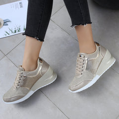 6.5CM Height Increasing Height Walking Jogging Sneakers