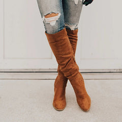 Chic Knee-High High Heels Boots