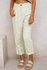 Just Relax High Waist Corduroy Pants