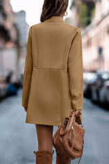 City Streets Mid-length Woolen Coat