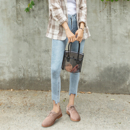 Classic British lace-up Flat Leather Shoes