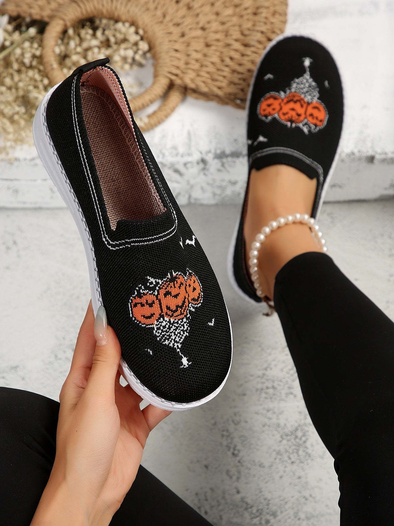 Flyknit Halloween flat loafers