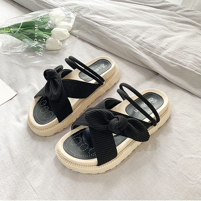 Fairy Butterfly-Knot Flip Flops Slippers