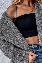 Feeling In Control Charcoal Gray Sherpa Shacket