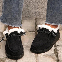 Wendy Comfortable Plush Fur Flat Loafers