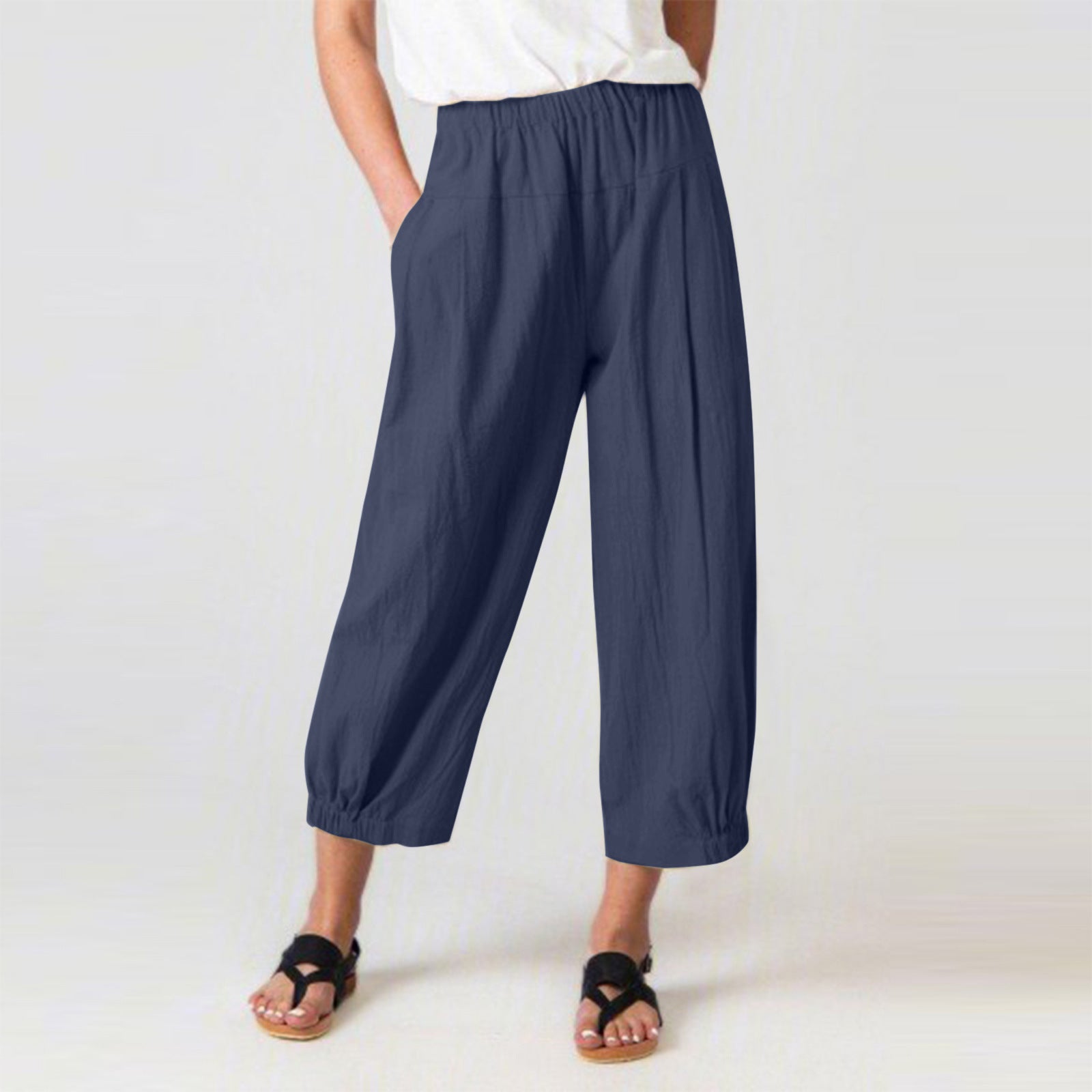 On My Heart Cropped Wide Leg Pants