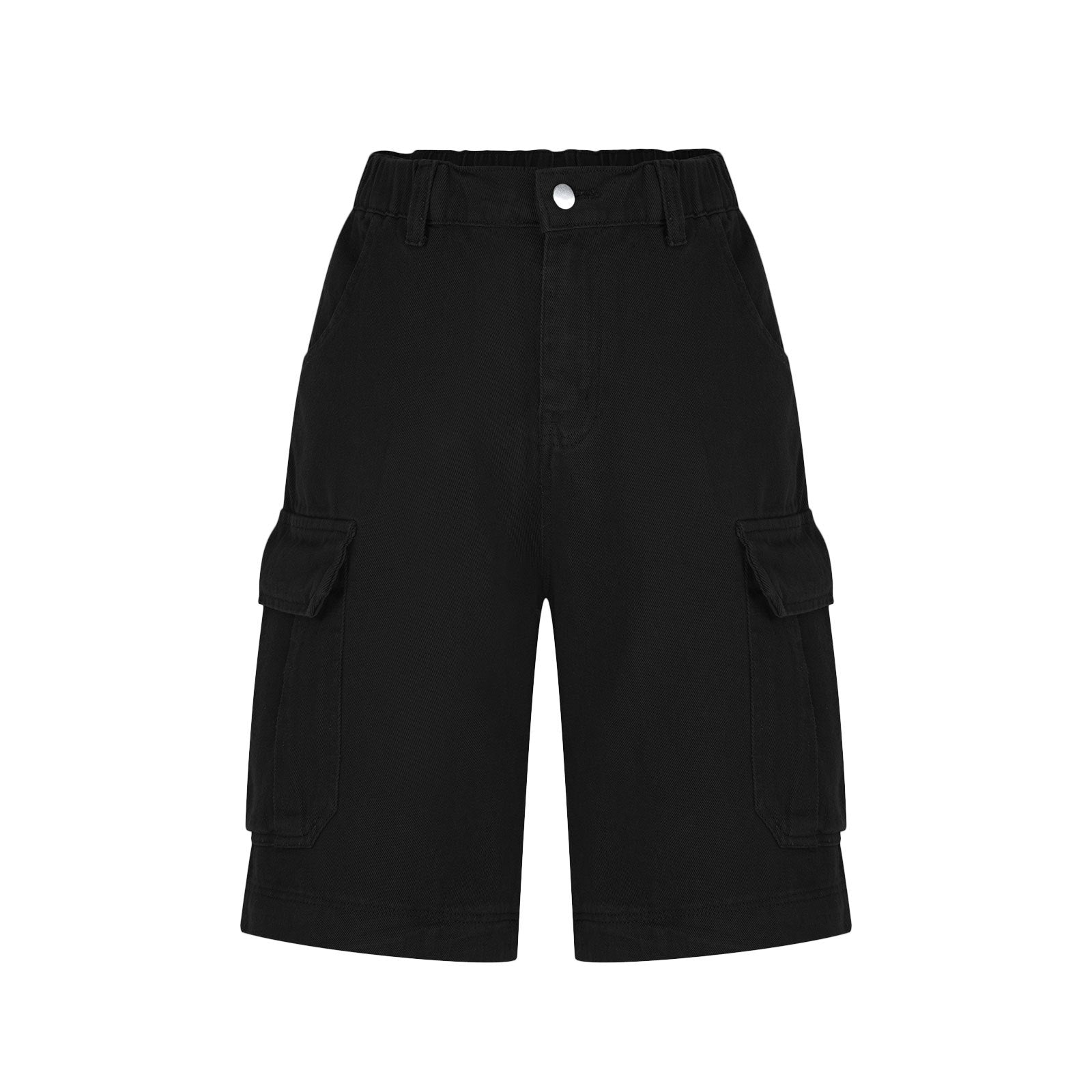 Mid-Rise Utility Cargo Shorts