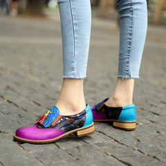 Wonderland Brogue Tassels Leather Shoes