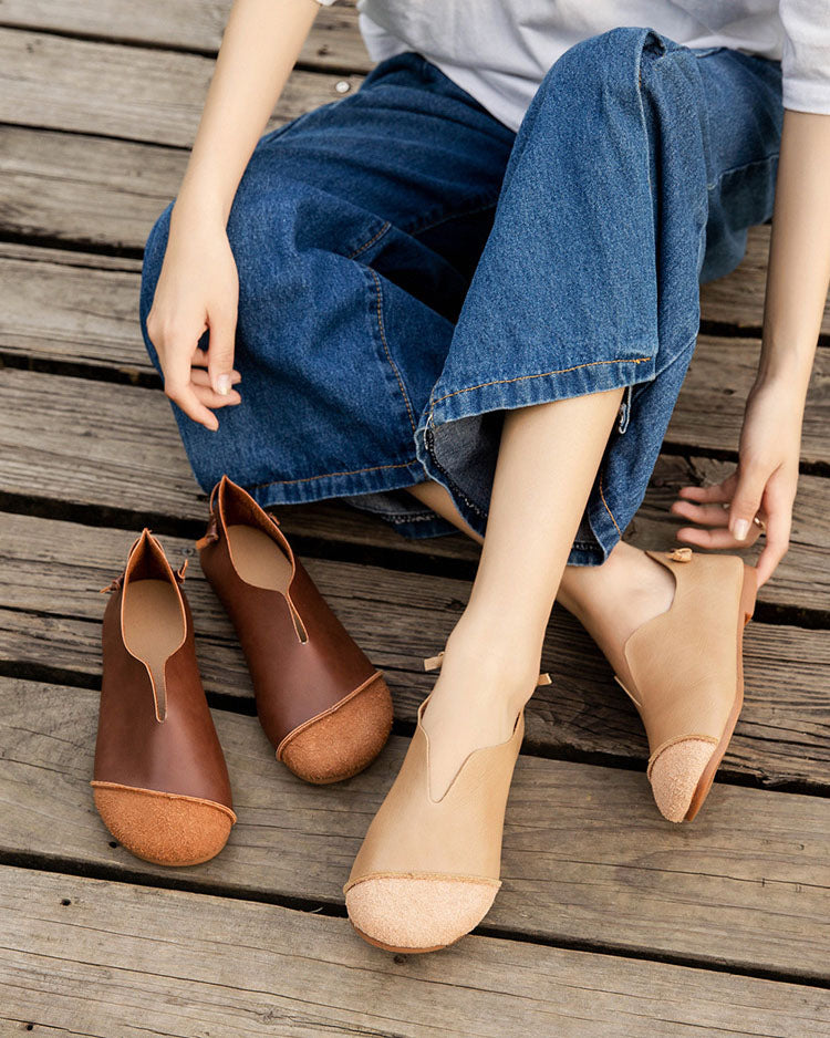 Slip On Ballet Flat Loafers