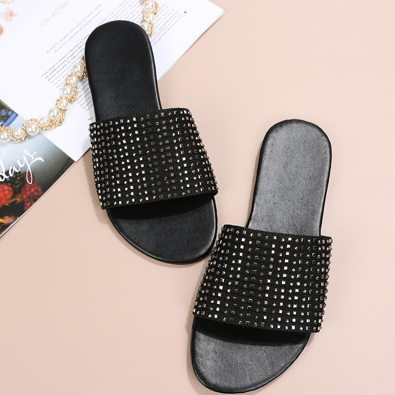 Chic Karamelo Sequin Slippers